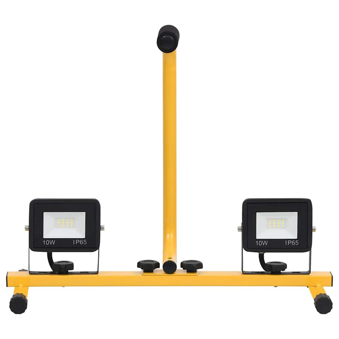Proiector cu LED și mâner, 2x10 W, alb cald - WALTI WALTI