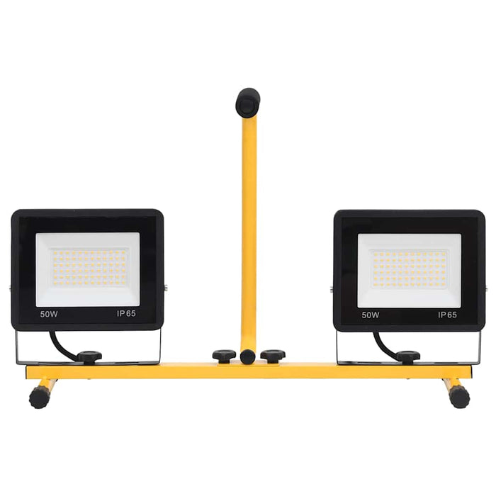 Proiector cu LED și mâner, 2x50 W, alb cald - WALTI WALTI
