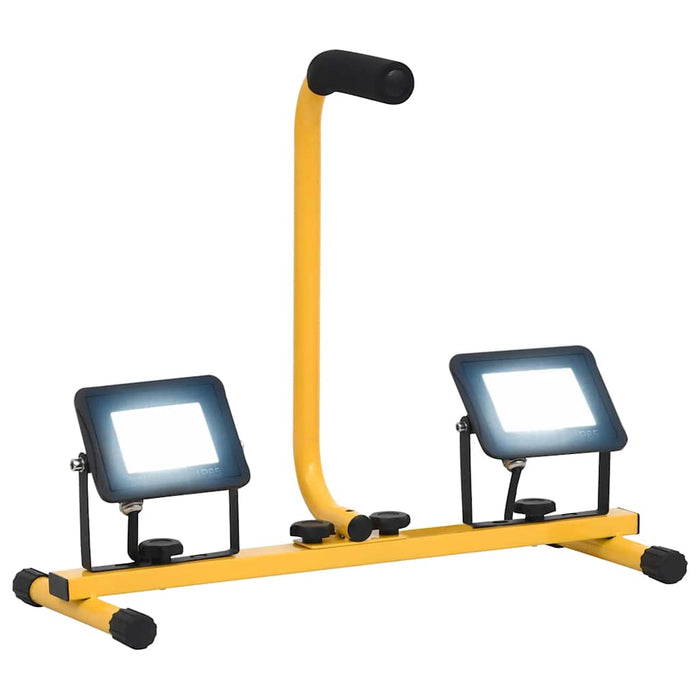 Proiector cu LED și mâner, 2x20 W, alb rece - WALTI WALTI