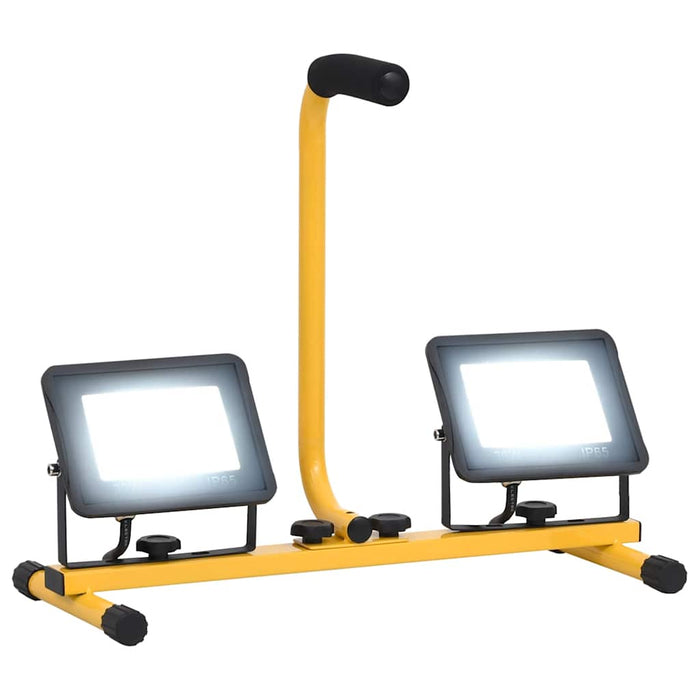 Proiector LED cu mâner, 2x30 W, alb rece - WALTI WALTI