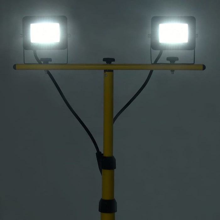 Proiector cu LED și trepied, 2x10 W, alb rece - WALTI WALTI
