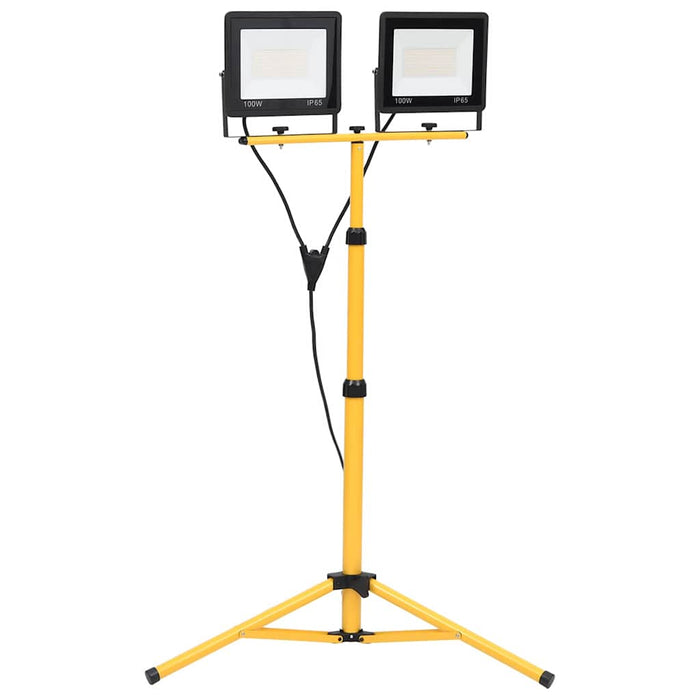 Proiector cu LED și trepied, 2x100 W, alb rece - WALTI WALTI