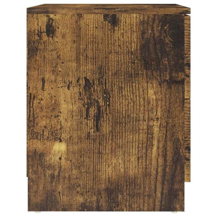 Noptiere, 2 buc., stejar afumat, 40x40x50 cm, lemn prelucrat - WALTI WALTI