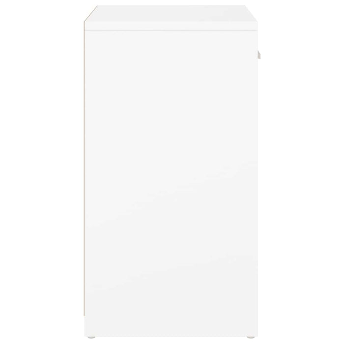 Banchetă pantofar, alb, 94,5x31x57 cm, lemn prelucrat WALTI