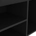 Pantofar cu pernă, negru extralucios 80x30x47cm, lemn prelucrat - WALTI WALTI
