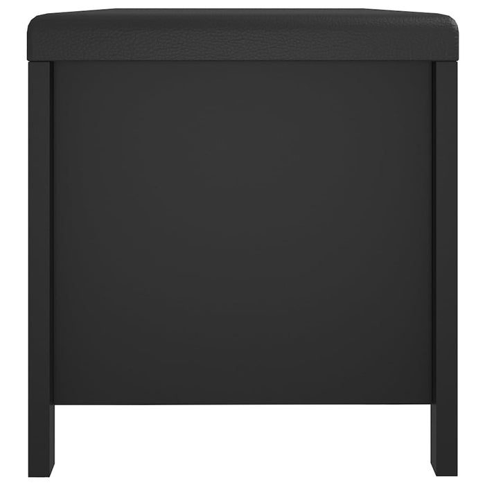 Cutie de depozitare cu pernă, negru, 105x40x45cm lemn prelucrat - WALTI WALTI