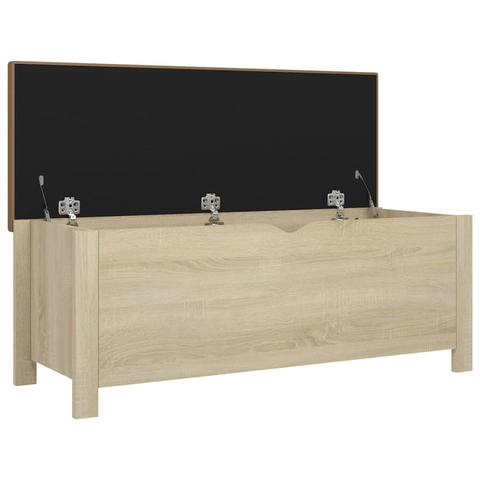 Cutie depozitare pernă stejar sonoma 105x40x45cm lemn prelucrat - WALTI WALTI