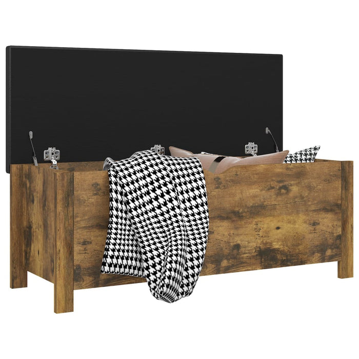 Cutie depozitare pernă stejar sonoma 105x40x45cm lemn prelucrat - WALTI WALTI