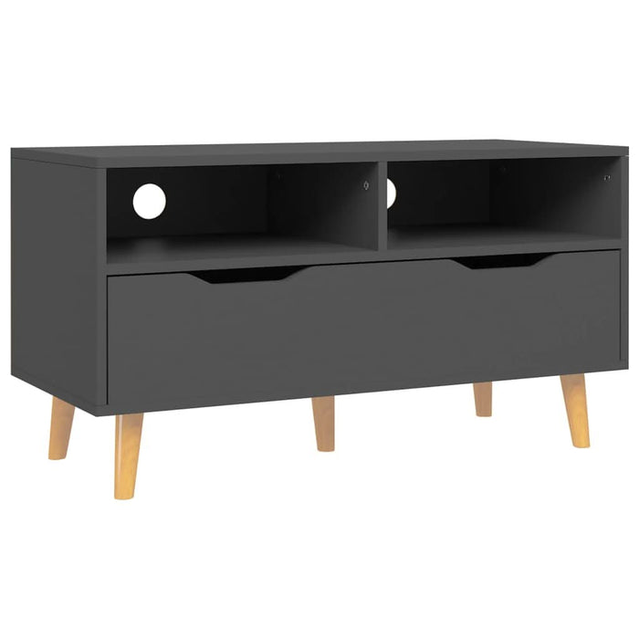 Comodă TV, gri, 90x40x48,5 cm, lemn prelucrat - WALTI WALTI