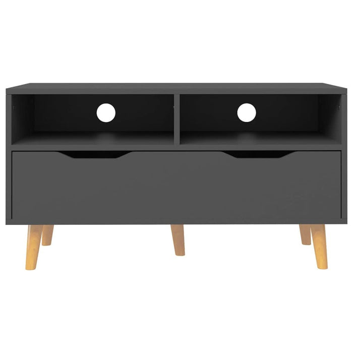 Comodă TV, gri, 90x40x48,5 cm, lemn prelucrat - WALTI WALTI
