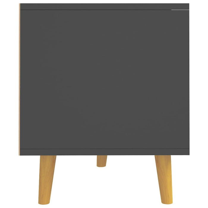 Comodă TV, gri, 90x40x48,5 cm, lemn prelucrat - WALTI WALTI