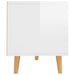 Comodă TV, alb extralucios, 90x40x48,5 cm, lemn prelucrat - WALTI WALTI