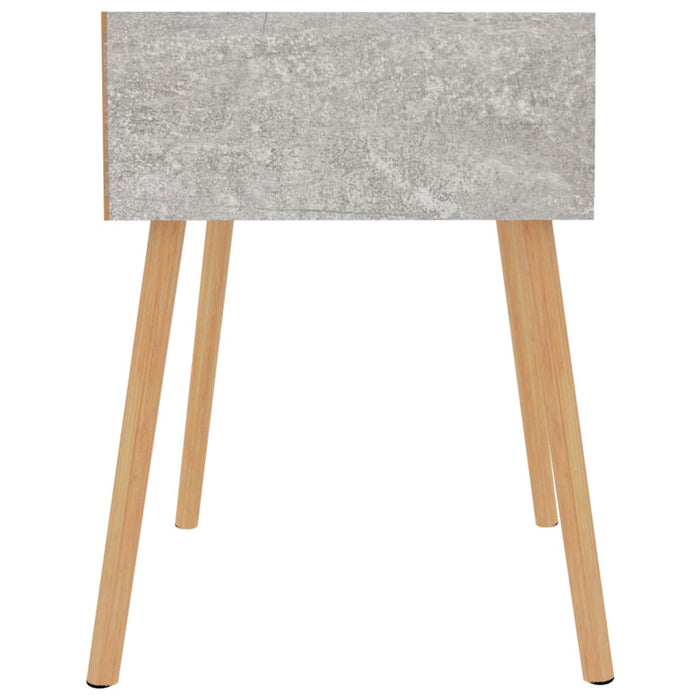 Dulapuri noptieră, 2 buc, gri beton, 40x40x56 cm,lemn prelucrat - WALTI WALTI