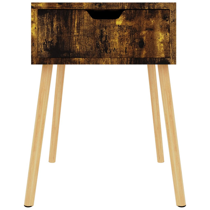 Noptiere, 2 buc., stejar afumat, 40x40x56 cm, lemn prelucrat - WALTI WALTI