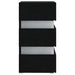 Dulap noptieră, cu LED, negru, 45x35x67 cm, lemn prelucrat - WALTI WALTI