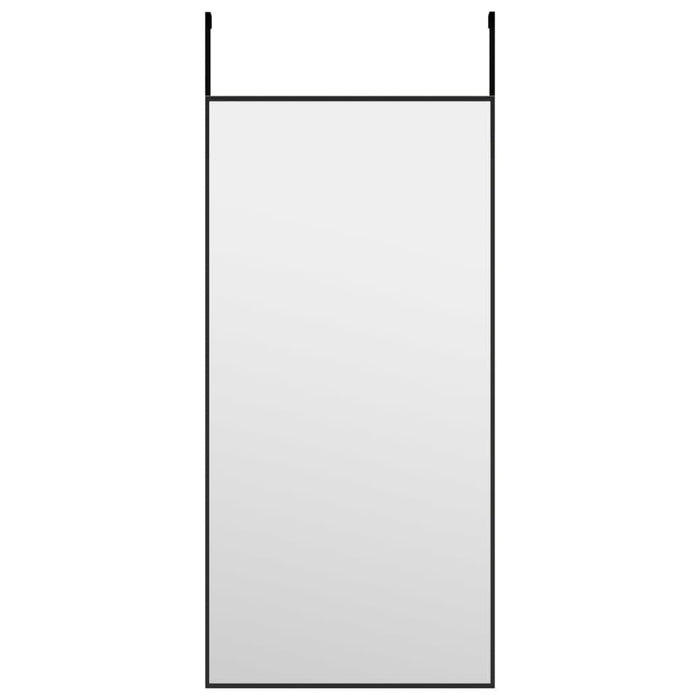 Oglindă pentru ușă, negru, 30x60 cm, sticlă și aluminiu - WALTI WALTI