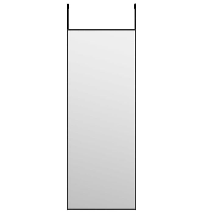 Oglindă pentru ușă, negru, 30x80 cm, sticlă și aluminiu - WALTI WALTI