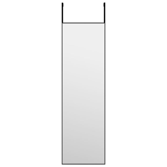 Oglindă pentru ușă, negru, 30x100 cm, sticlă și aluminiu - WALTI WALTI