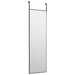 Oglindă pentru ușă, negru, 30x100 cm, sticlă și aluminiu - WALTI WALTI