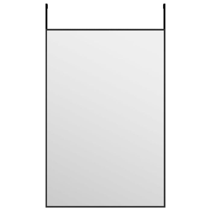 Oglindă pentru ușă, negru, 40x60 cm, sticlă și aluminiu - WALTI WALTI