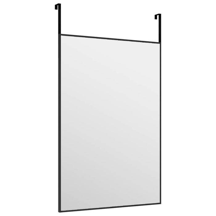 Oglindă pentru ușă, negru, 40x60 cm, sticlă și aluminiu - WALTI WALTI