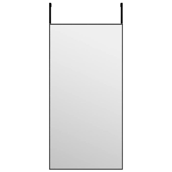 Oglindă pentru ușă, negru, 40x80 cm, sticlă și aluminiu - WALTI WALTI