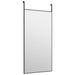 Oglindă pentru ușă, negru, 40x80 cm, sticlă și aluminiu - WALTI WALTI