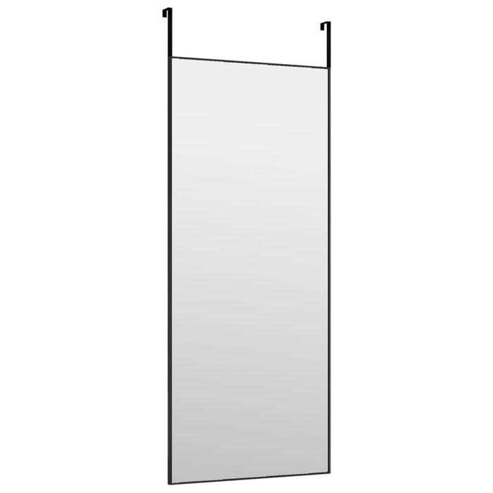 Oglindă pentru ușă, negru, 40x100 cm, sticlă și aluminiu - WALTI WALTI