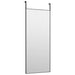 Oglindă pentru ușă, negru, 40x100 cm, sticlă și aluminiu - WALTI WALTI