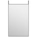 Oglindă pentru ușă, negru, 50x80 cm, sticlă și aluminiu - WALTI WALTI