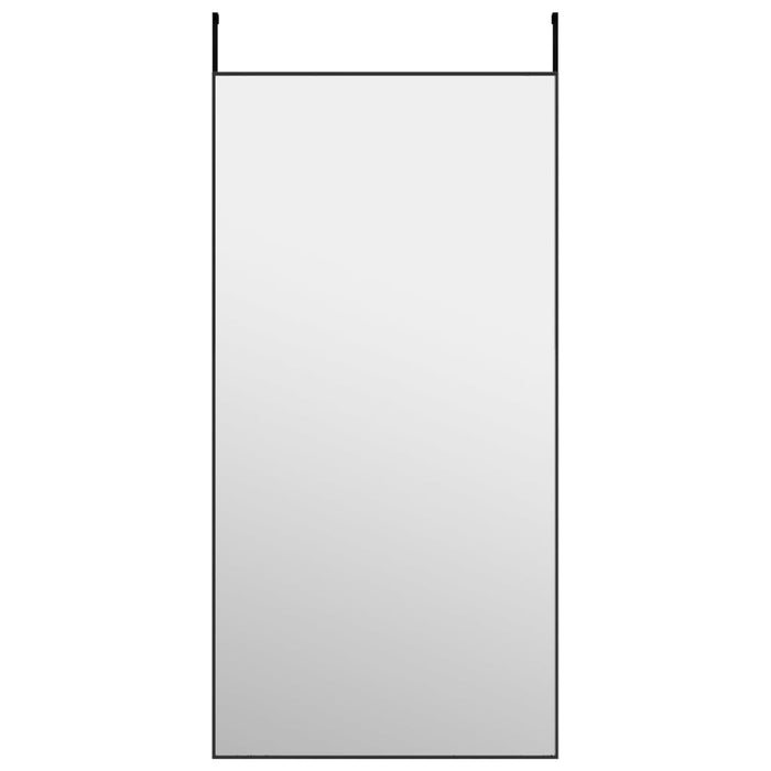 Oglindă pentru ușă, negru, 50x100 cm, sticlă și aluminiu - WALTI WALTI