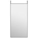 Oglindă pentru ușă, negru, 50x100 cm, sticlă și aluminiu - WALTI WALTI