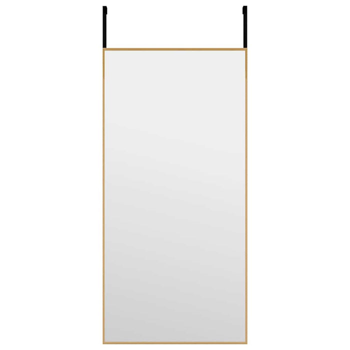Oglindă pentru ușă, auriu, 30x60 cm, sticlă și aluminiu WALTI