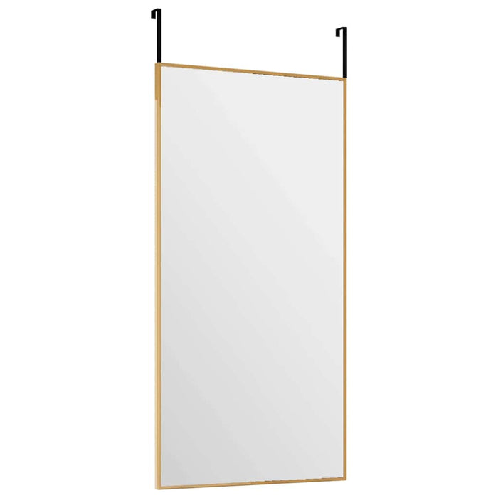 Oglindă pentru ușă, auriu, 30x60 cm, sticlă și aluminiu WALTI