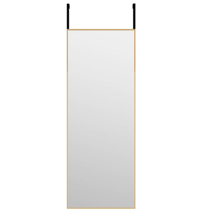 Oglindă pentru ușă, auriu, 30x80 cm, sticlă și aluminiu - WALTI WALTI