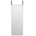 Oglindă pentru ușă, auriu, 30x80 cm, sticlă și aluminiu - WALTI WALTI