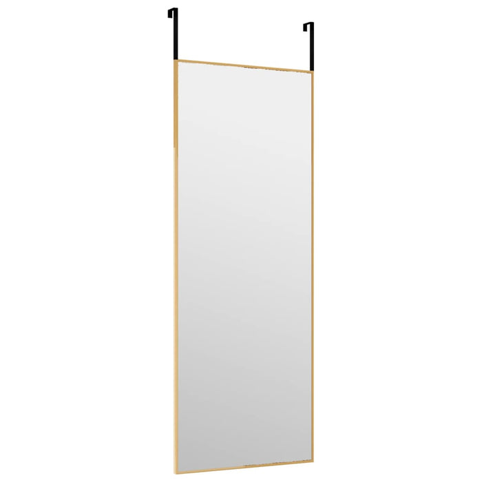 Oglindă pentru ușă, auriu, 30x80 cm, sticlă și aluminiu - WALTI WALTI