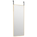 Oglindă pentru ușă, auriu, 30x80 cm, sticlă și aluminiu - WALTI WALTI