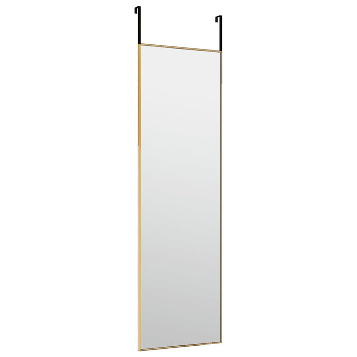 Oglindă pentru ușă, auriu, 30x100 cm, sticlă și aluminiu - WALTI WALTI