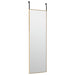 Oglindă pentru ușă, auriu, 30x100 cm, sticlă și aluminiu - WALTI WALTI