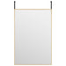 Oglindă pentru ușă, auriu, 40x60 cm, sticlă și aluminiu - WALTI WALTI