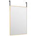 Oglindă pentru ușă, auriu, 40x60 cm, sticlă și aluminiu - WALTI WALTI