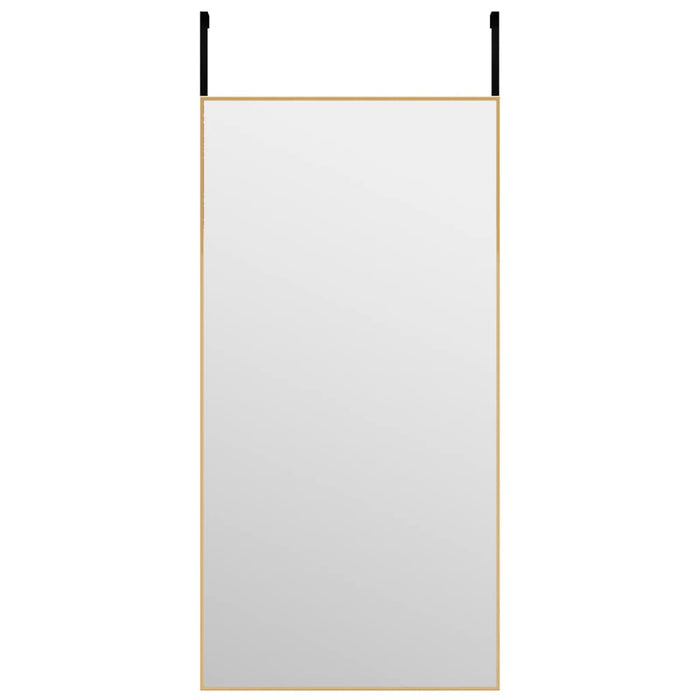 Oglindă pentru ușă, auriu, 40x80 cm, sticlă și aluminiu - WALTI WALTI