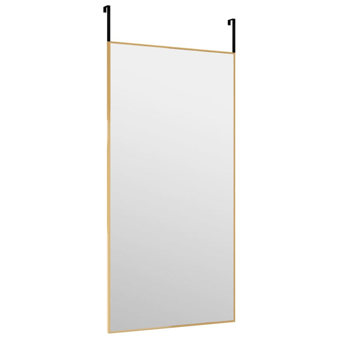 Oglindă pentru ușă, auriu, 40x80 cm, sticlă și aluminiu - WALTI WALTI