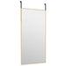 Oglindă pentru ușă, auriu, 40x80 cm, sticlă și aluminiu - WALTI WALTI