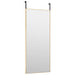Oglindă pentru ușă, auriu, 40x100 cm, sticlă și aluminiu - WALTI WALTI