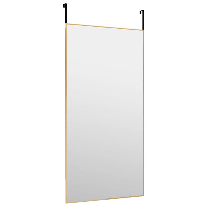 Oglindă pentru ușă, auriu, 50x100 cm, sticlă și aluminiu - WALTI WALTI