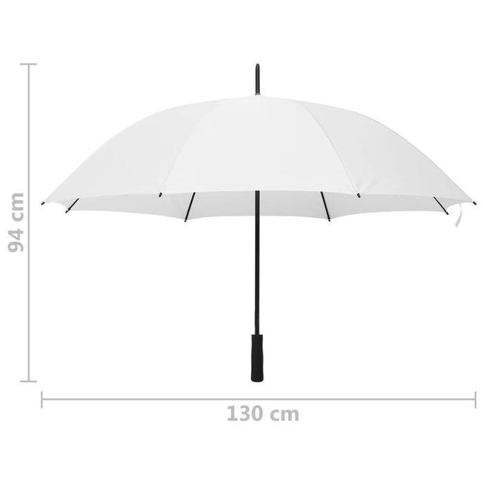 Umbrelă, alb, 130 cm - WALTI WALTI