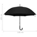 Umbrelă, negru, 130 cm - WALTI WALTI
