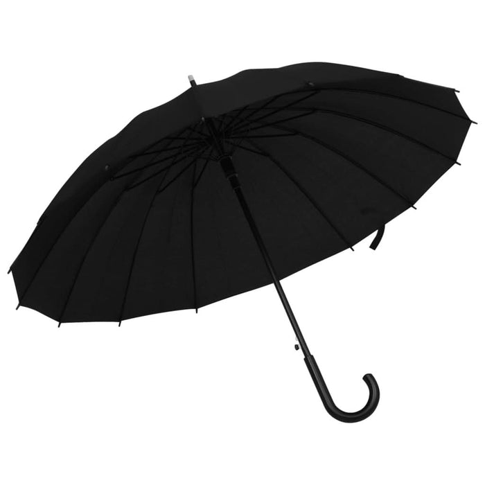 Umbrelă automată, negru, 105 cm - WALTI WALTI